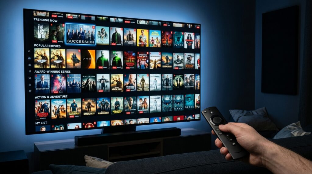Massive VOD library with UK movies and box sets on IPTV