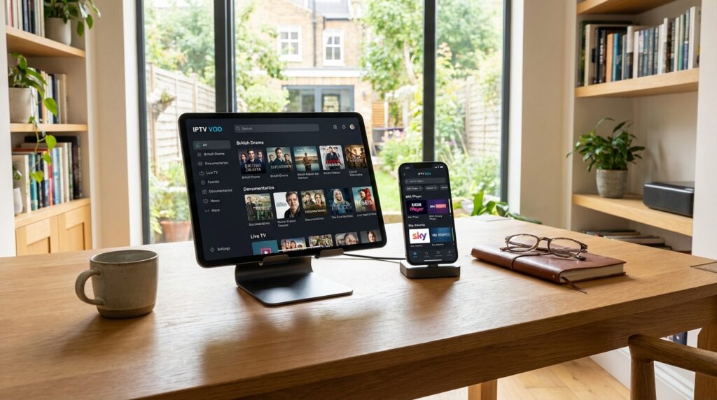 Using the best iptv app across multiple devices in a UK household
