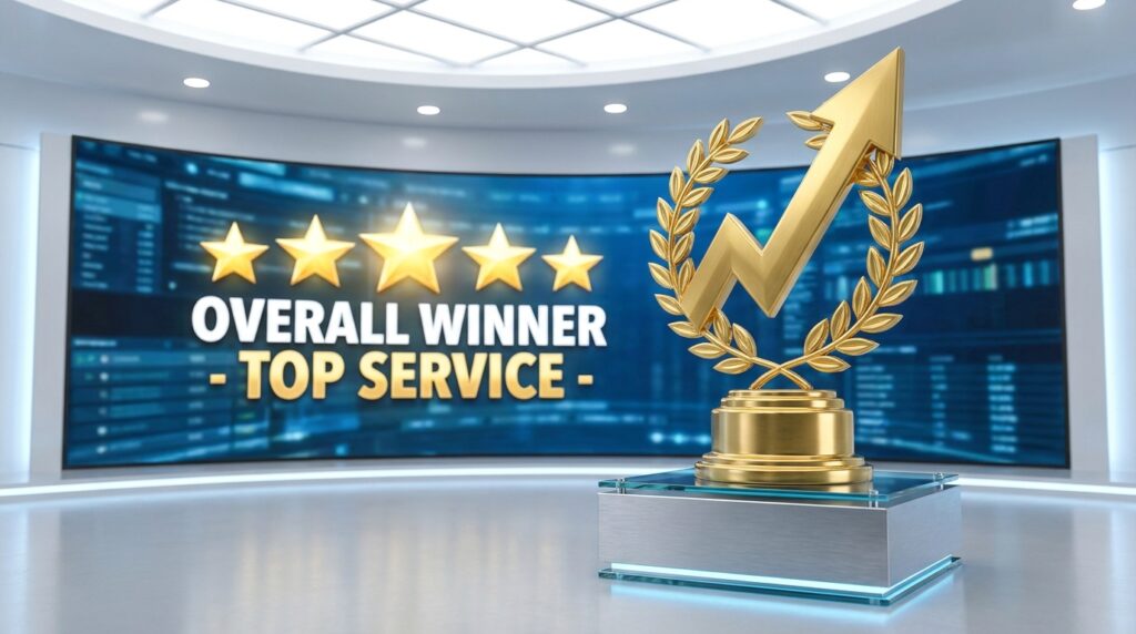 Award-winning Best IPTV Service recognition for 2026.