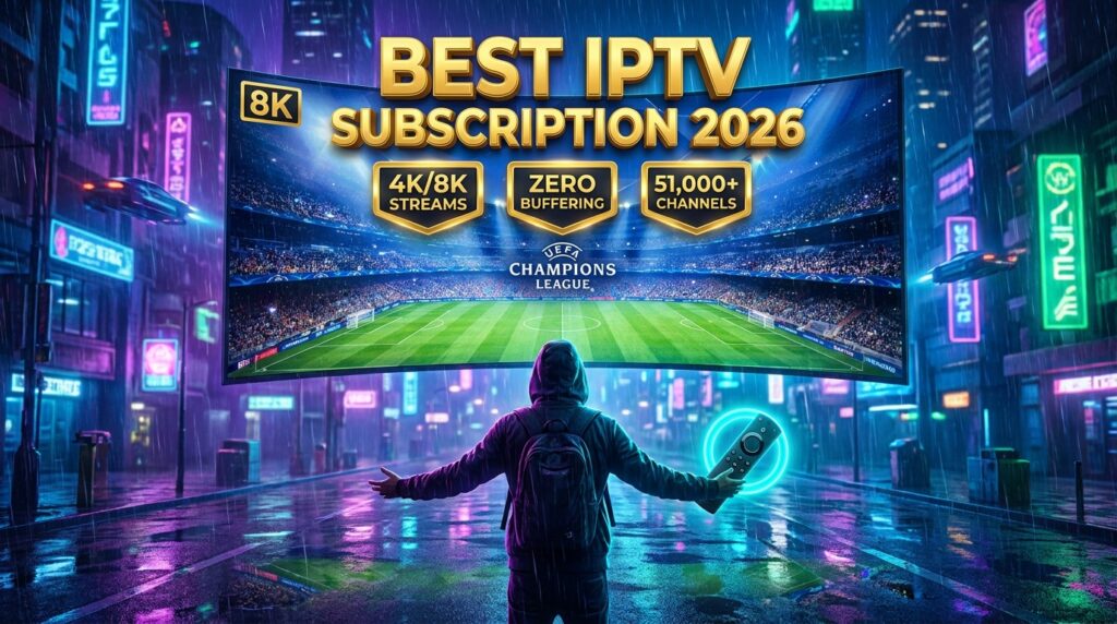 Best IPTV Subscription 2026 – Zero buffering 4K8K streaming guide with top provider comparison for Firestick