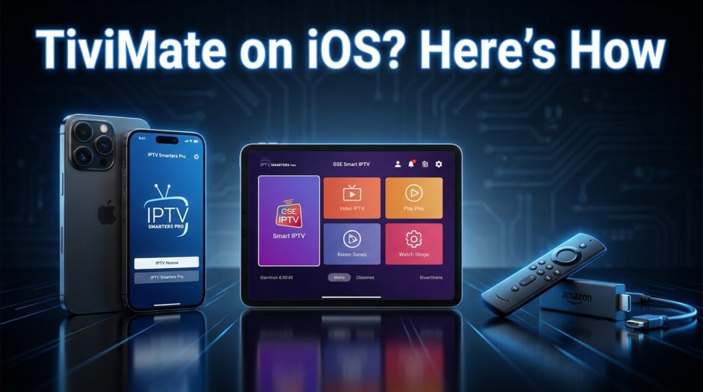 IPTV Smarters Pro and GSE Smart IPTV as best TiviMate IPTV alternatives for iPhone and iPad 2026