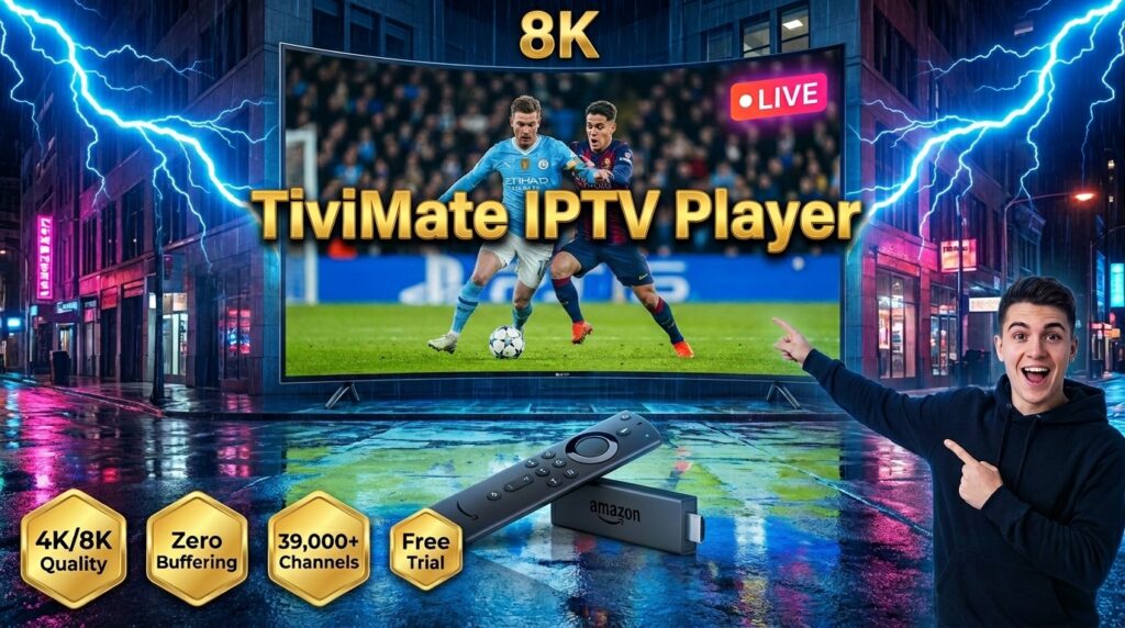 TiviMate IPTV Player 2026 ultimate setup guide for Firestick with 8K streaming and zero buffering