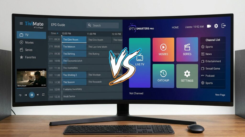 TiviMate IPTV Player vs IPTV Smarters Pro – best IPTV player comparison for World Cup streaming