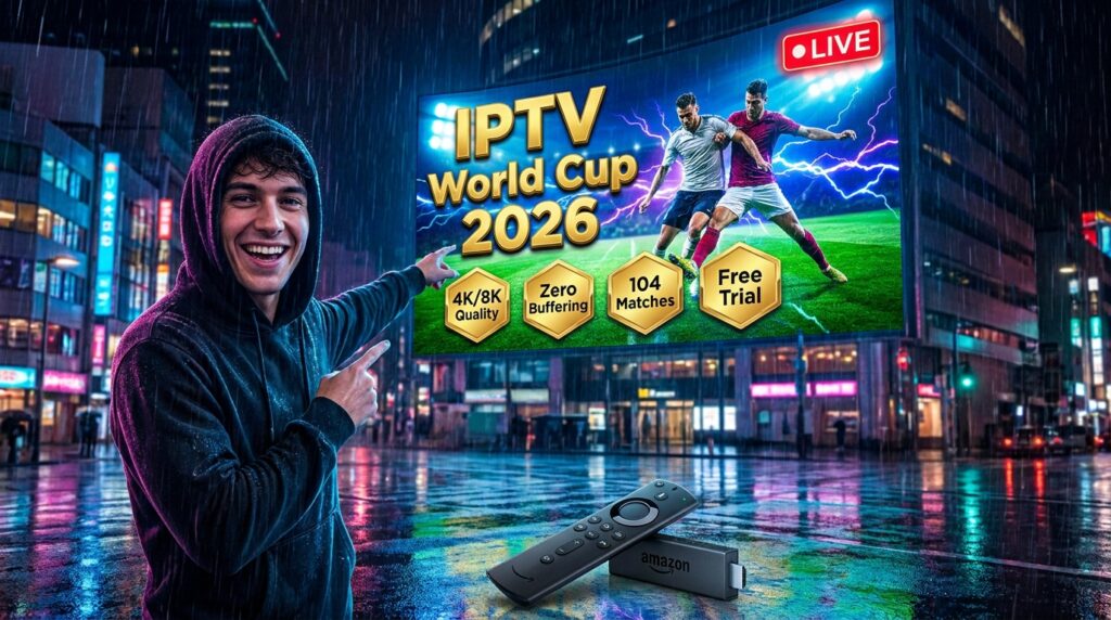 Watching the World Cup live 2026 with IPTV – 4K8K streaming, zero buffering, 104 matches on Firestick