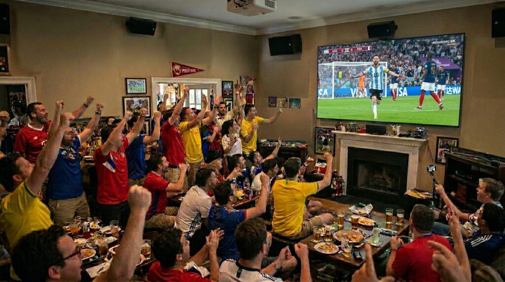 Watching the World Cup live using reliable IPTV Providers 2026.
