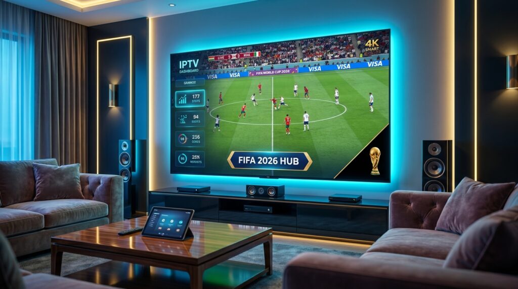 Best IPTV World Cup 2026 streaming setup with 4K football coverage and anti-buffering technology.